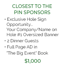 Closest to the Pin Sponsors