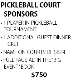 Pickleball Court Sponsors